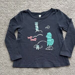 Tea Collection long-sleeved swing tee - puppies!